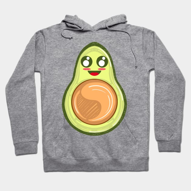 Happy Avocado Hoodie by missmann